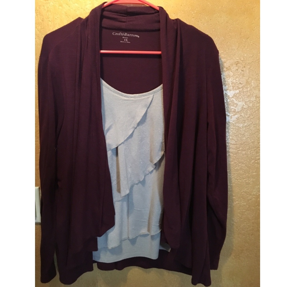 Croft and Barrow layered blouse